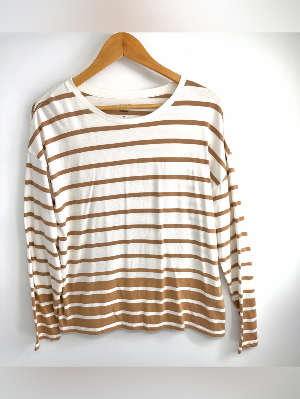 Banana Republic Classy Striped Long-Sleeve Crewneck Top - Picture 2 of 9